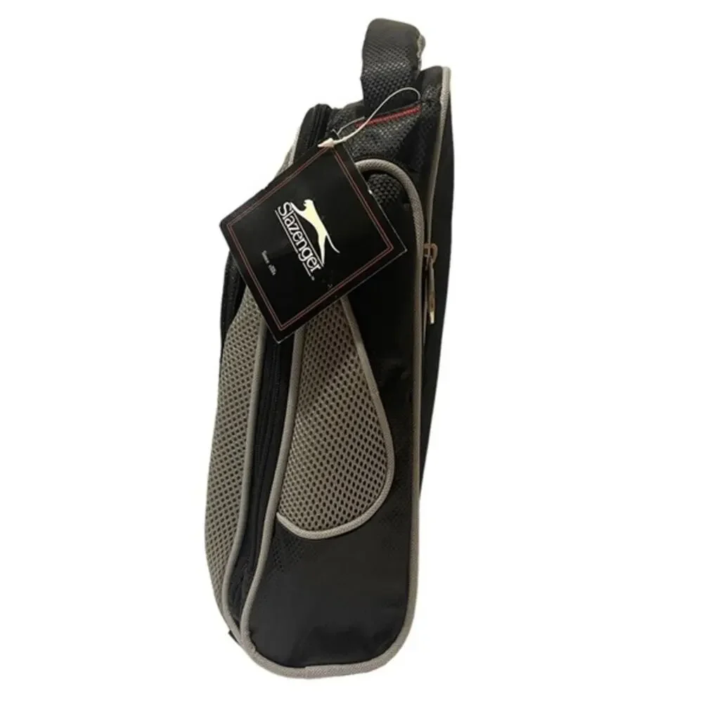 Slazenger Classic Shoe Bag Black Gray